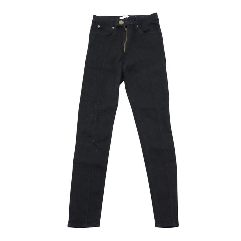 Sandro Paris Skinny Jeans in Black Cotton